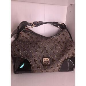 Dooney & Bourke Nikki Shadow Signature Monogram Canvas XL Shoulder Bag